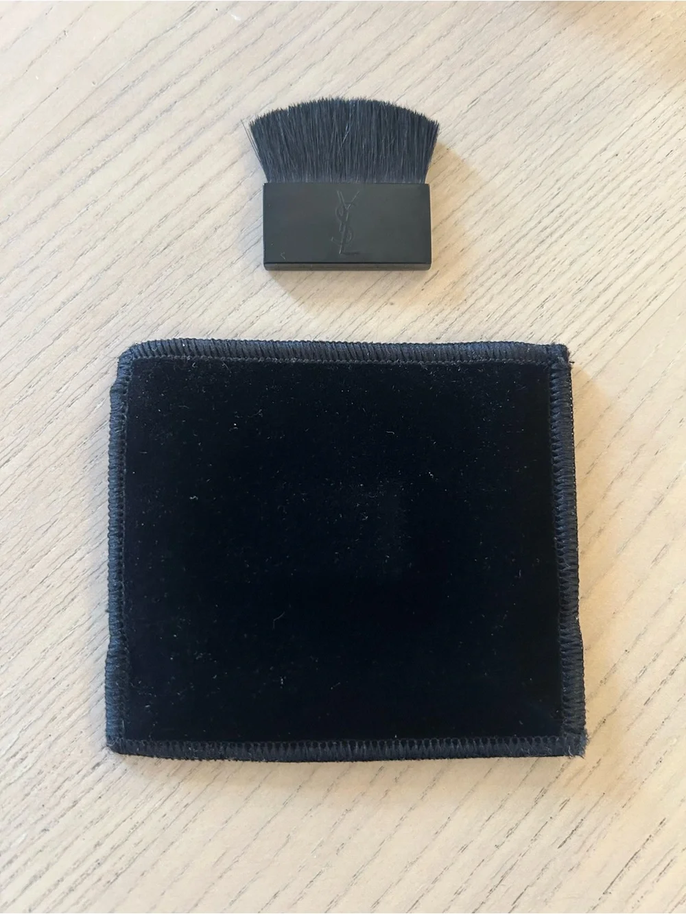 YSL Cosmetic Pouch and Makeup Brush